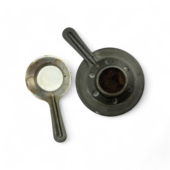 Vintage Copper Fondue Pot with Brass Accents and Stand - Made in Italy - Picture 11 of 16